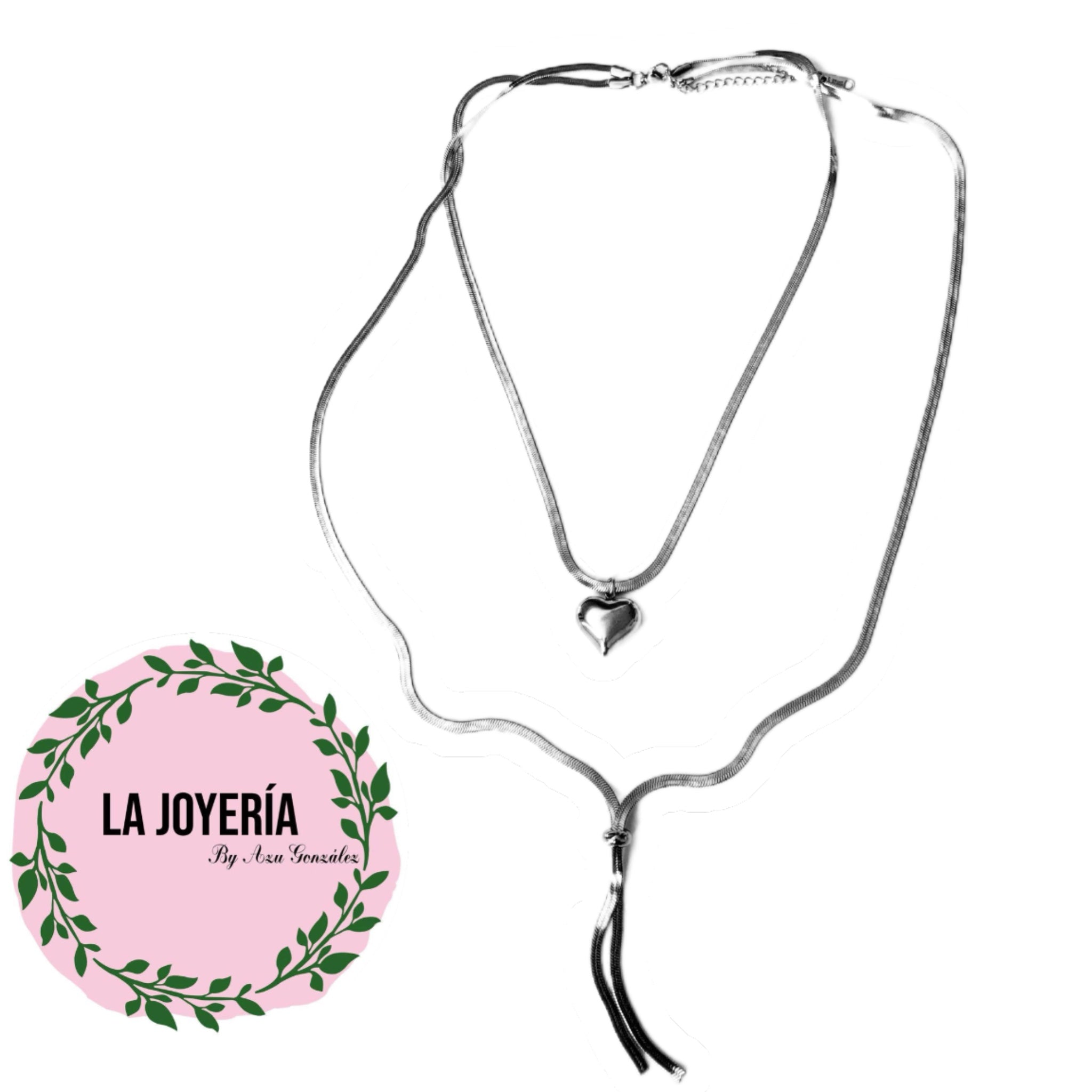 Maxi collar corazón
