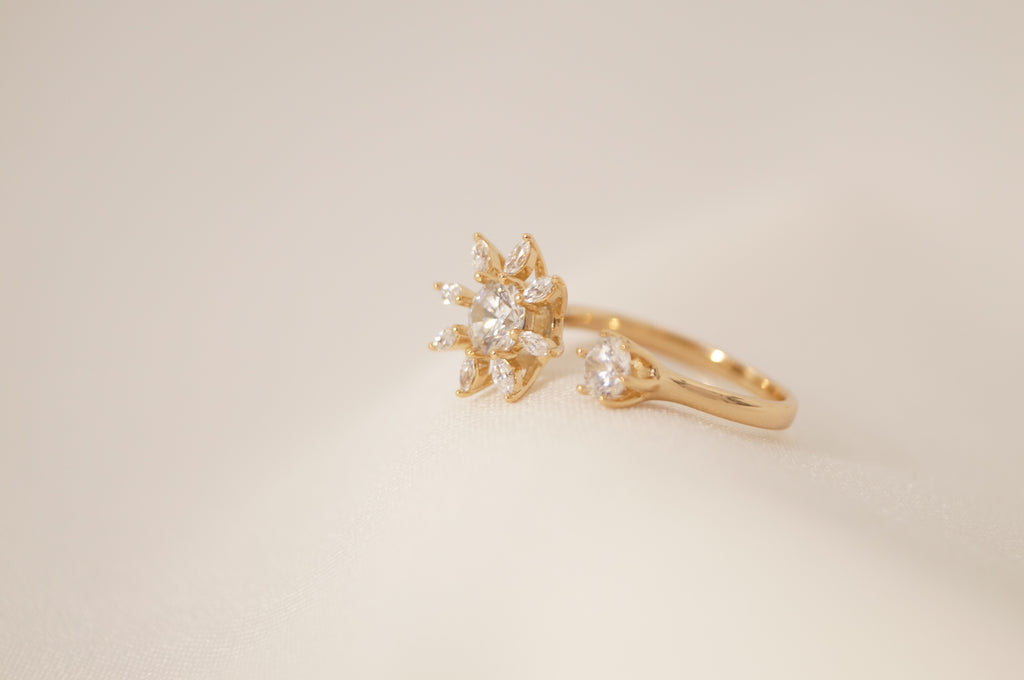 Anillo Flor y Boton
