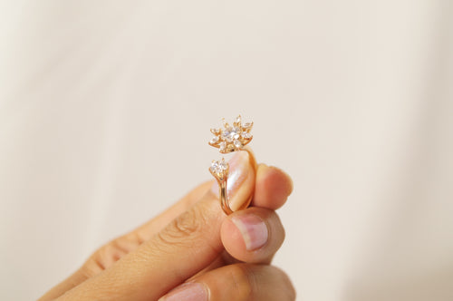 Anillo Flor y Boton