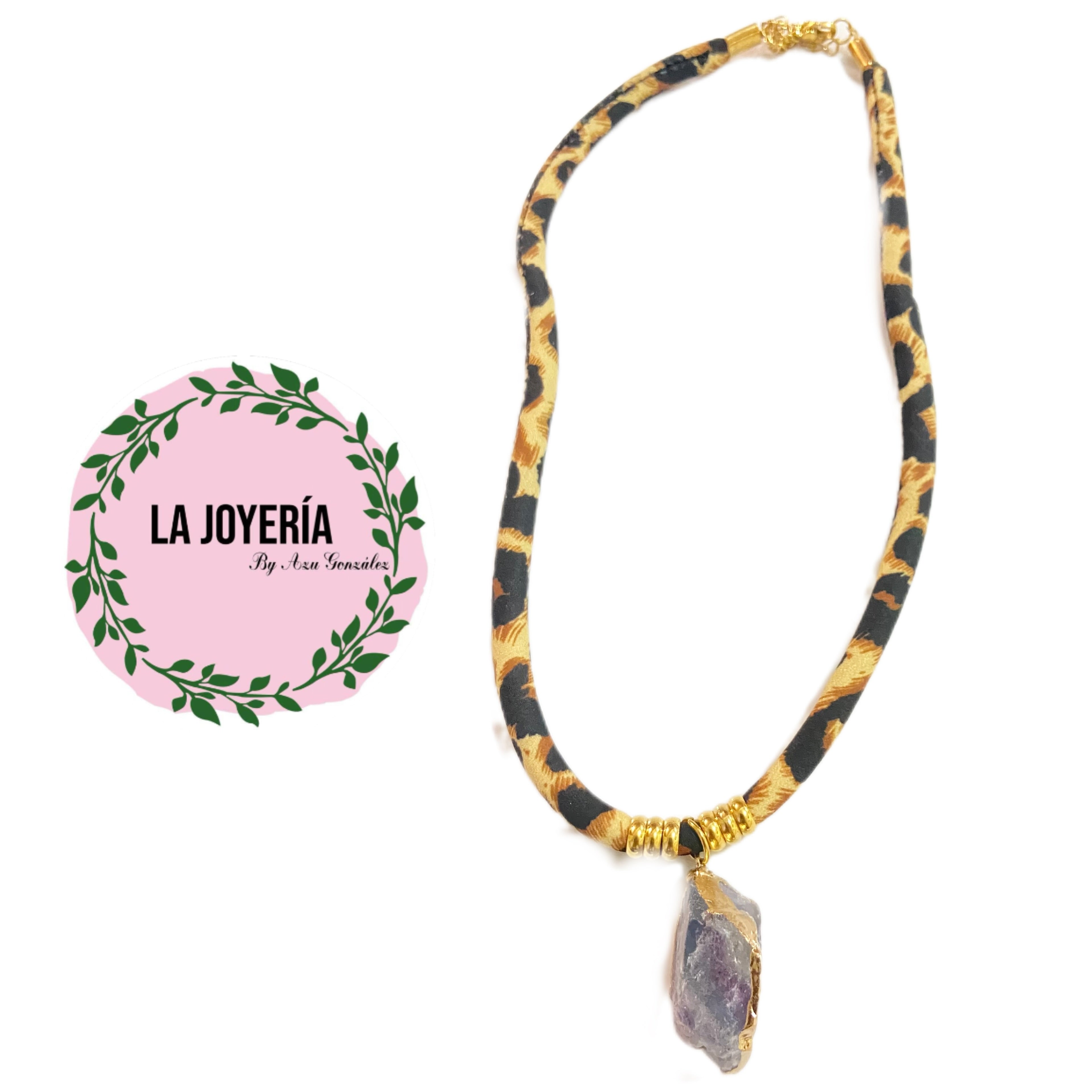 Collar animal print cuarzo